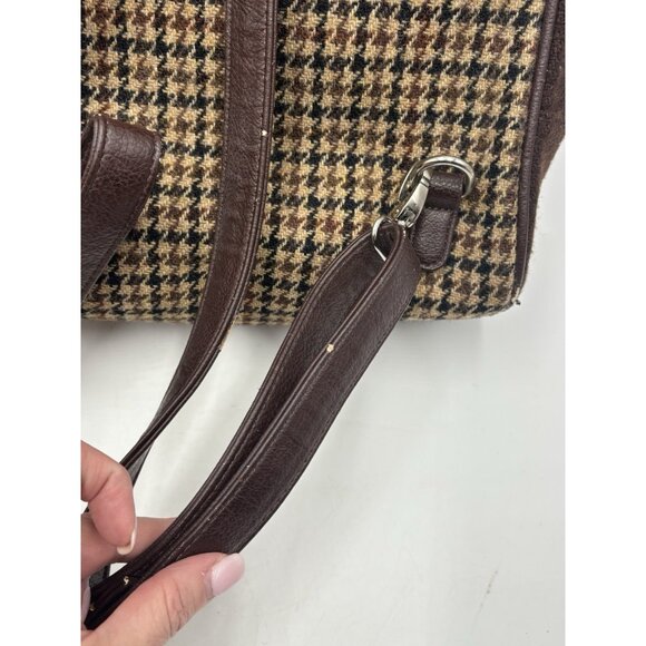 Harris Tweed Woman Glen Appin Beige Brown 100% Wool Backpack